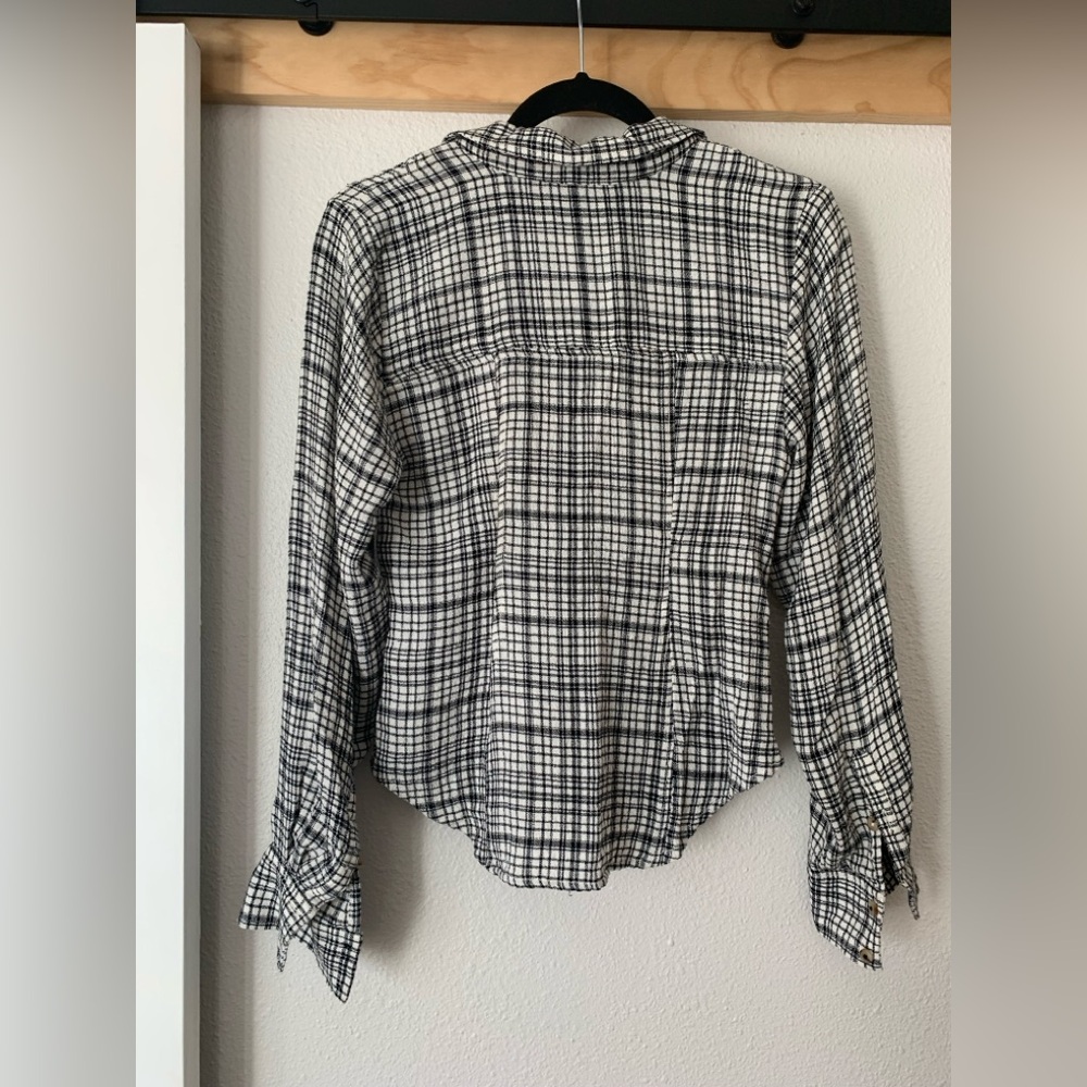 NWT Anthropologie Pilcro The Keaton Ruched Collared Blouse, Size XS - Picture 10 of 10
